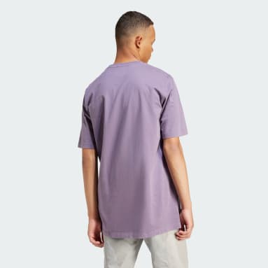 Camiseta Adicolor Outline Trefoil Violeta Hombre Originals