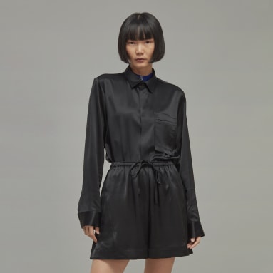 Y-3 Tech Silk Shirt Czerń