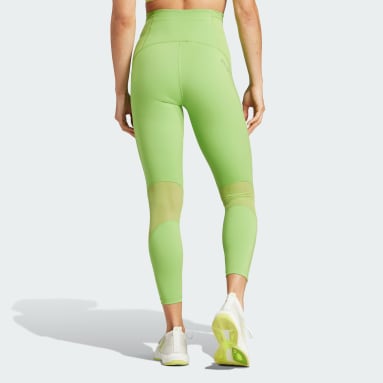 Women Gym & Training Green Tailored HIIT Training 7/8 Leggings