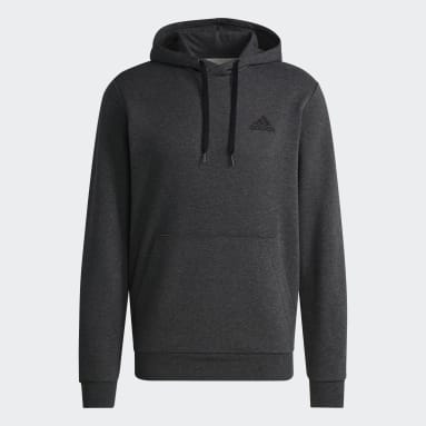 Sweat-shirt à capuche Essentials Fleece gris Hommes Sportswear