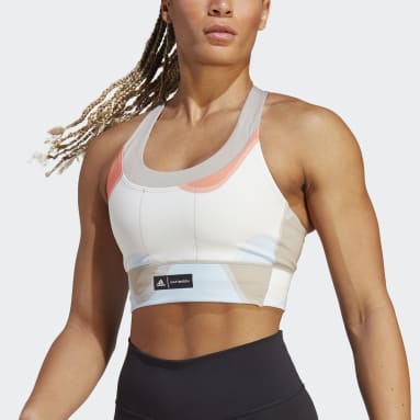 Reggiseno sportivo da running adidas x Marimekko Pocket Arancione Donna Fitness & Training