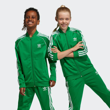Veste de survêtement Adicolor SST vert Adolescents 8-16 Years Originals