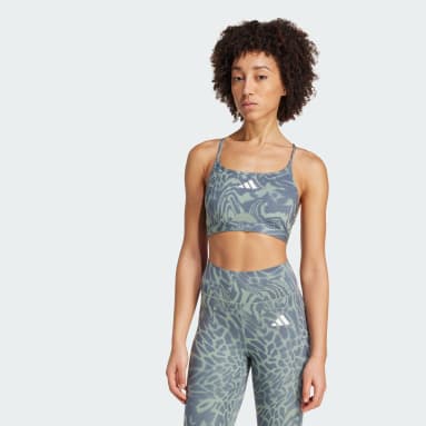 Podprsenka Aeroreact Training Light Support 3-Stripes