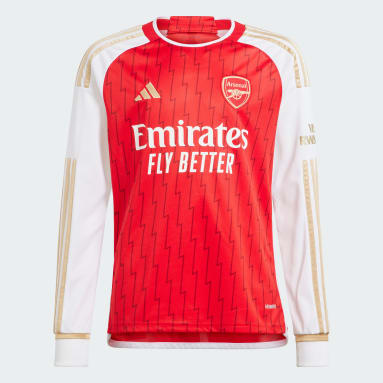Koszulka Arsenal 23/24 Long Sleeve Home Czerwony
