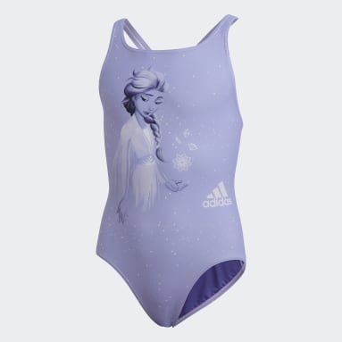 Mädchen Schwimmen adidas x Disney Frozen 2 Girls Badeanzug Lila