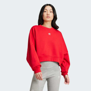 Adidas originals 90's colour block high neck crew sweatshirt top