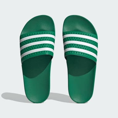 Chinelos Adilette Verde Mulher Originals