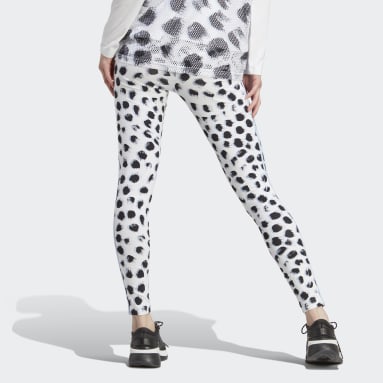 Legging Essentials 3-Stripes Animal Print Branco Mulher Sportswear