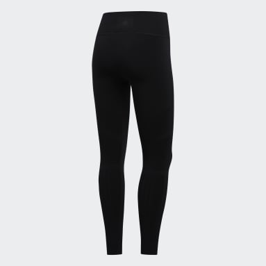 Mallas Warp Knit - Corte Alto Negro Mujer Training