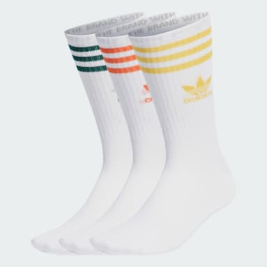 ADIDAS Chaussettes hautes Crew blanc / ciel / marine - VETEMENTS - Marques