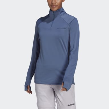 Sudadera técnica Terrex Multi 1/2 Zip Fleece Azul Mujer TERREX