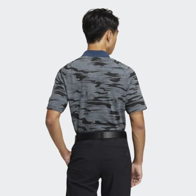 Men Golf Blue Go-To Camouflage Polo Shirt