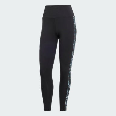 3-Stripes Flower Leggings