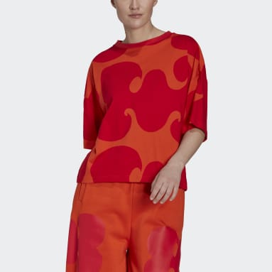 T-shirt Marimekko Arancione Donna Sportswear