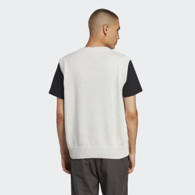 남성 Lifestyle Grey 프리미엄 에센셜 니트 베스트