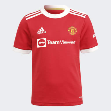 Děti Fotbal červená Domácí souprava Manchester United 21/22 Mini