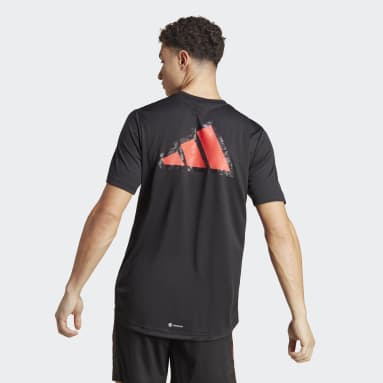 T-shirt Workout Base Logo Noir Hommes Fitness Et Training