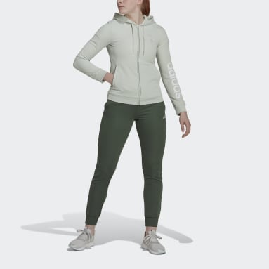 Ženy Sportswear zelená Tepláková súprava Essentials Logo French Terry