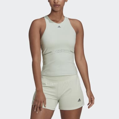 Canotta aderente HIIT 45 Seconds Verde Donna Fitness & Training