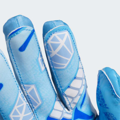Men's Football Blue Adizero Big Mood Ice Gloves