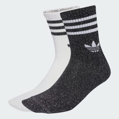 3-Stripes Glitter Crew Κάλτσες (2 Ζευγάρια)