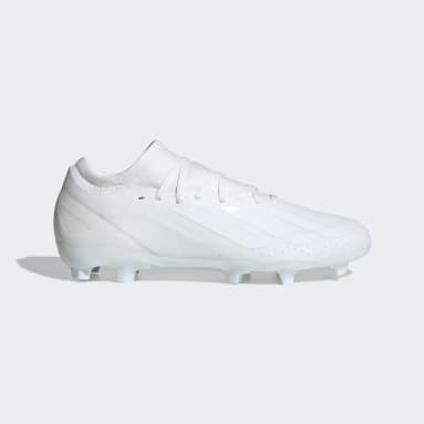 Botas de Futebol X Crazyfast.3 – Piso firme Branco Futebol