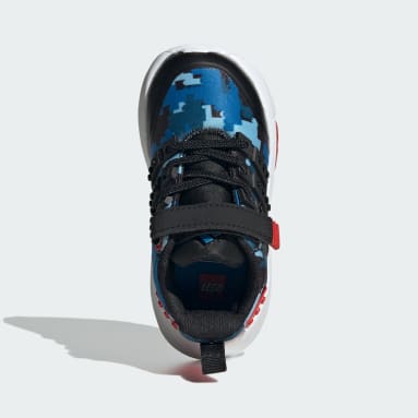 Tenis adidas x LEGO® Racer TR21 Tira Regulable de Cierre por Contacto y Cordones Elásticos Negro Niño essentials