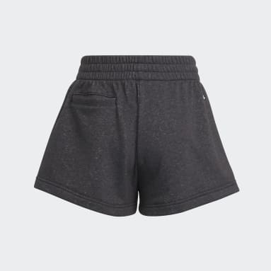 Dívky Sportswear černá Šortky Future Icons 3-Stripes Loose Cotton