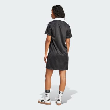 Adicolor Football Jacquard V-Neck Dress