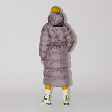 Parka acolchada adidas by Stella McCartney Winter Marrón Mujer adidas by Stella McCartney