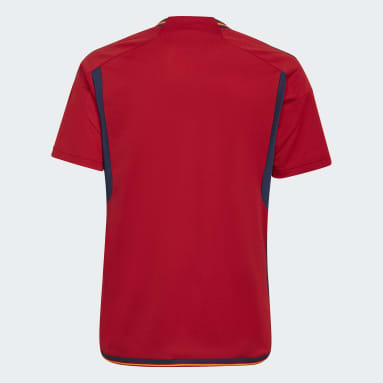 Camiseta Uniforme Titular España 22 Rojo Niño Fútbol