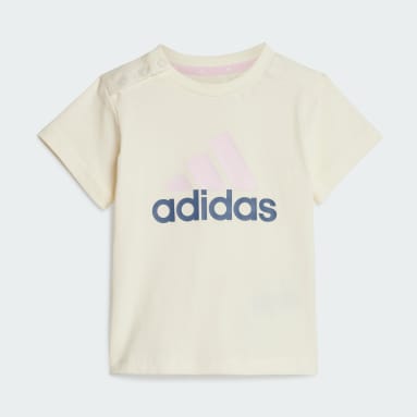 ชุดเสื้อยืดและกางเกงขาสั้นผ้าฝ้ายออร์แกนิก Essentials