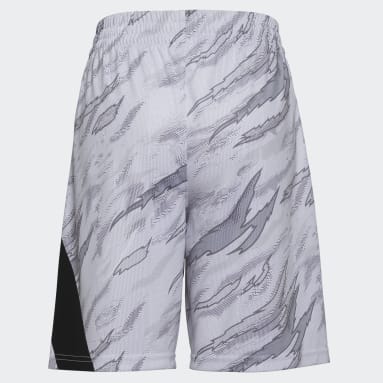 Youth Lifestyle White Water Tiger Camo Allover Print Shorts