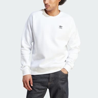 Camisola Trefoil Essentials Branco Homem Originals