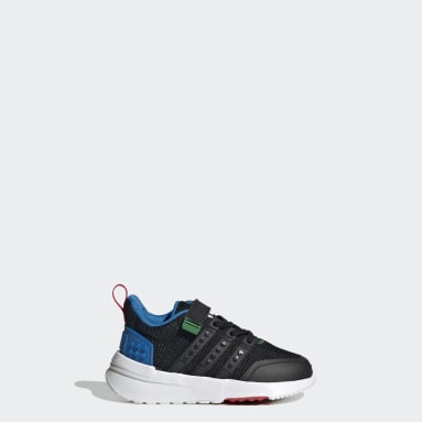 Kinderen Sportswear zwart adidas x LEGO® Racer TR21 Schoenen met Elastische Veters en Klittenband