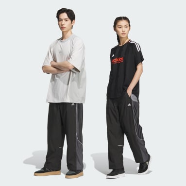adidas☆Originals３ライン ウーブン パンツ adidas パンツ スリーストライプス ウーブン パラシュートパンツ