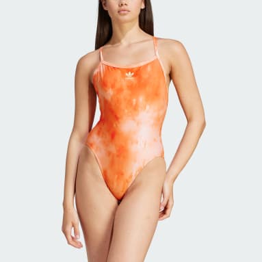Women Originals Orange Hills Hiker Allover-Print Swimsuit