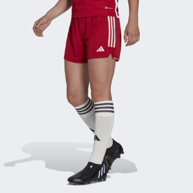 Women Soccer Red Tiro 23 League Shorts