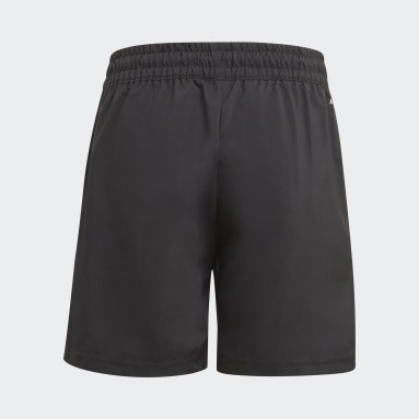 Shorts de Tenis Club 3 Rayas Negro Niño Tennis