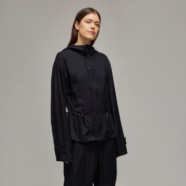 Y-3 레이온 트윌 후드 탑