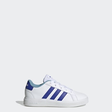 Tenis adidas Grand Court Lifestyle para Tenis con Cordones Blanco Niño essentials