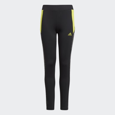 Licras adidas Designed To Move Leopard Negro Niña Sportswear