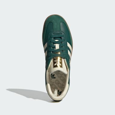 Samba en cuir baskets Adidas Vert taille 36.5 EU en Cuir - 37347126