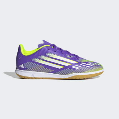 Chaussures F50 Club indoor enfants Violet Enfants Futsal