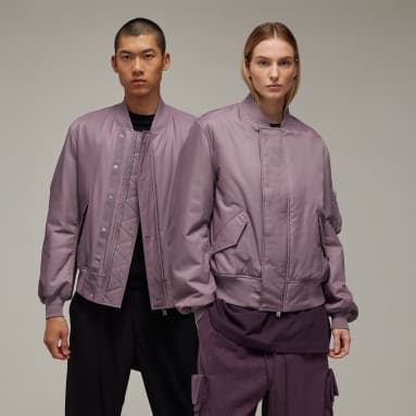 Lifestyle Purple Y-3 봄버 재킷