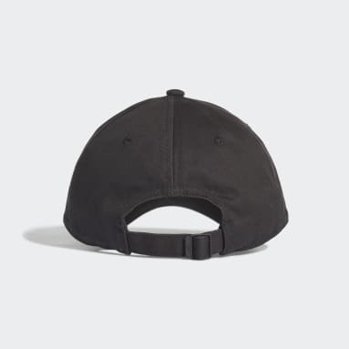 Gorra 3 Rayas Classic Six-Panel Negro Training