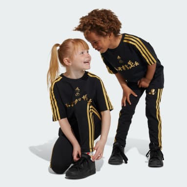 Děti Sportswear černá Legíny adidas x Disney 100