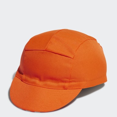 Cycling Orange The Solid Velo Cycling Cap