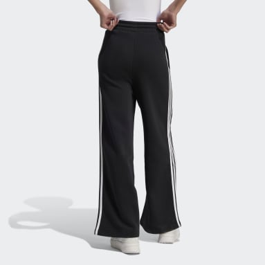 Pantalon large en molleton Essentials 3-Stripes Noir Femmes Sportswear