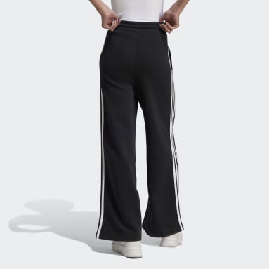 Spodnie Essentials 3-Stripes French Terry Wide Czerń